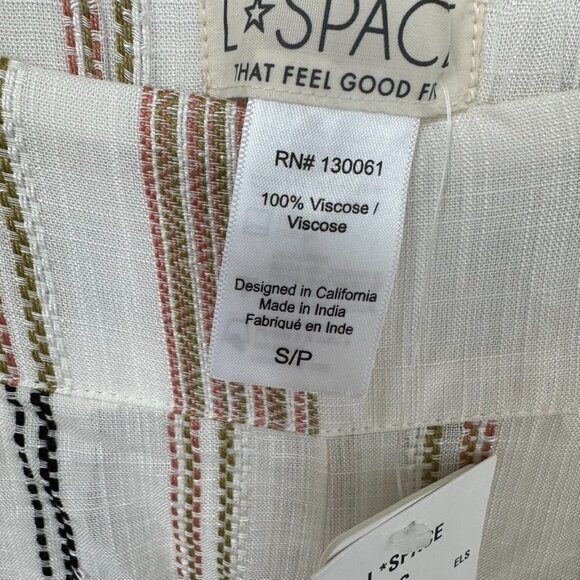 L Space Isla Pants El Camino Stripe Size Small - Picture 12 of 15